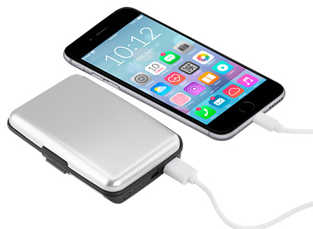 Porta-Tarjetas Anti-Clonación RFID con Power Bank - Imagen 5