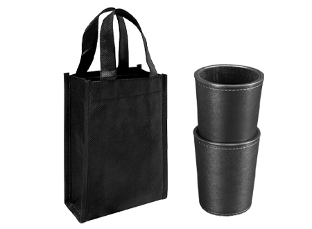 Set de 2 Cachos de PU Negro - Imagen 4